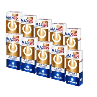 Maxon Forte tabletki powlekane 50 mg 2 tabletki ZESTAW 10x2 tabletki