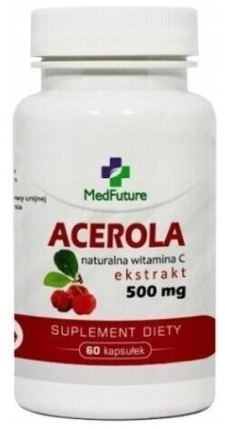 MedFuture Acerola ekstrakt 500 mg 60 kapsułek