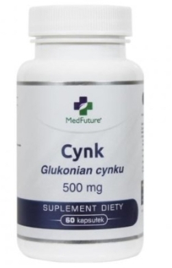 MedFuture Glukonian Cynku 500 mg 60 kapsułek