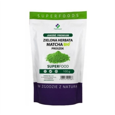 MedFuture Zielona herbata Matcha Bio proszek 100 g