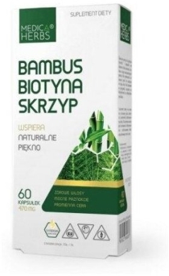 Medica Herbs Bambus Biotyna Skrzyp 60 kapsułek
