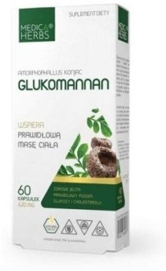 Medica Herbs Glukomannan 60 kapsułek