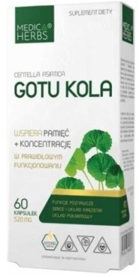 Medica Herbs Gotu Kola 60 kapsułek
