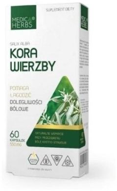 Medica Herbs Kora wierzby 60 kapsułek