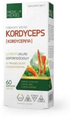 Medica Herbs Kordyceps (Kordycepina) 60 kapsułek