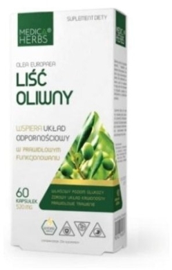 Medica Herbs Liść oliwny 60 kapsułek
