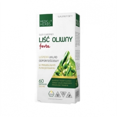 Medica Herbs Liść oliwny forte 60 kapsułek