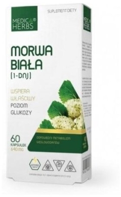 Medica Herbs Morwa Biała 60 kapsułek