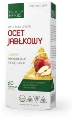 Medica Herbs Ocet Jabłkowy 60 kapsułek