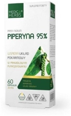 Medica Herbs Piperyna 95 % 60 kapsułek