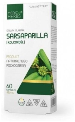 Medica Herbs Sarsaparilla 60 kapsułek