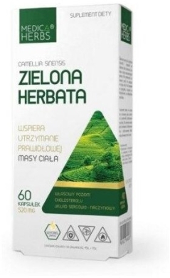 Medica Herbs Zielona Herbata 60 kapsułek