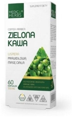 Medica Herbs Zielona kawa 60 kapsułek