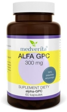 Medverita Alfa GPC 300 mg 60 kapsułek