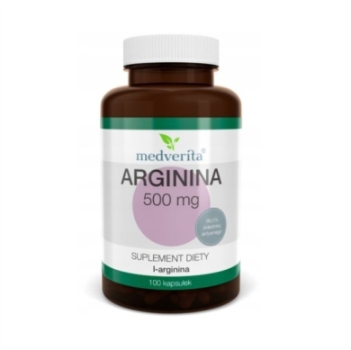 Medverita Arginina 500 mg 100 kapsułek