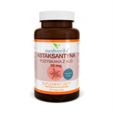 Medverita Astaksantyna 10 mg 60 kapsułek