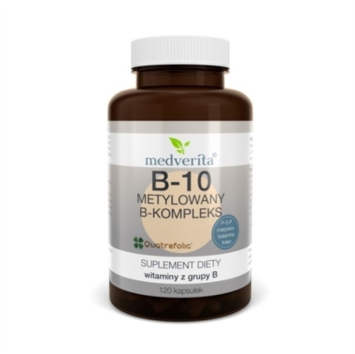 Medverita B-10 metylowany B-kompleks 120 kapsułek