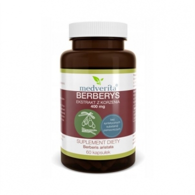 Medverita Berberys 400 mg 60 kapsułek