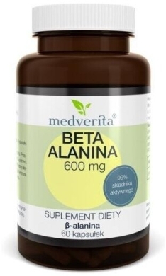 Medverita Beta Alanina 600 mg 60 kapsułek