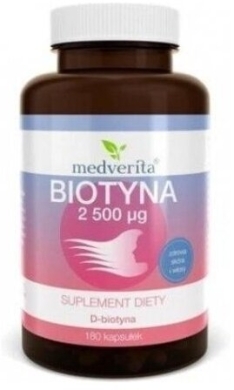 Medverita Biotyna 2500 mcg 180 kapsułek