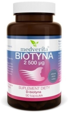 Medverita Biotyna 2500 mcg 90 kapsułek
