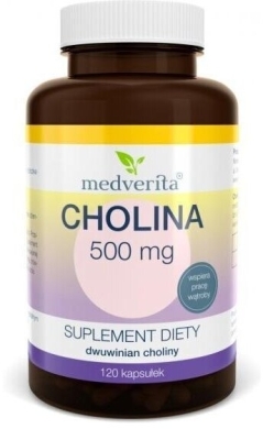 Medverita Cholina 500 mg 120 kapsułek
