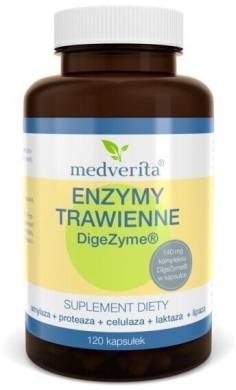 Medverita Enzymy trawienne 120 kapsułek