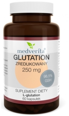 Medverita Glutation zredukowany 250 mg 60 kapsułek