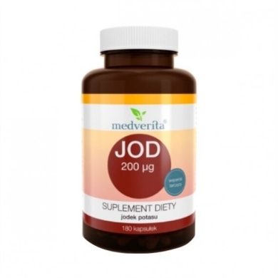 Medverita Jod 200 uq 180 kapsułek