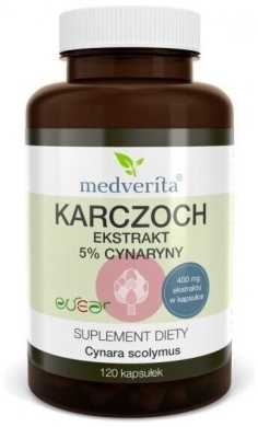 Medverita Karczoch ekstrakt 5% cynaryny 120 kapsułek