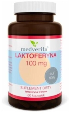 Medverita Laktoferyna 100 mg 60 kapsułek
