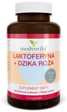 Medverita Laktoferyna + Dzika Róża 120 kapułek