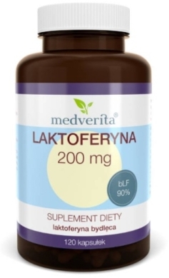 Medverita Laktoferyna Forte 200 mg 120 kapsułek