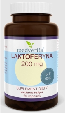 Medverita Laktoferyna Forte 200 mg 60 kapsułek