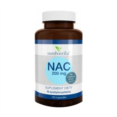 Medverita NAC 200 mg 180 kapsułek