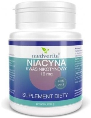 Medverita Niacyna 16 mg 250 g
