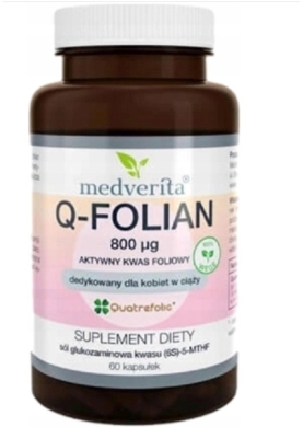 Medverita Q-Folian 800 mcg 60 kapsułek