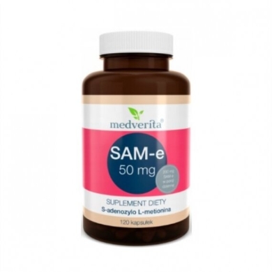 Medverita SAM-e 50 mg 120 kapsułek