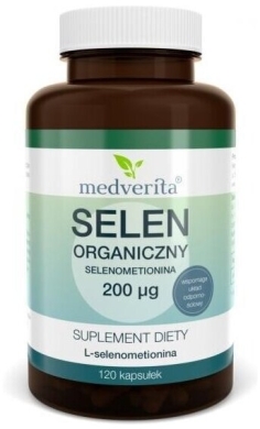 Medverita Selen organiczny 200 ug 120 kapsułek