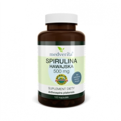 Medverita Spirulina hawajska 100 kapsułek
