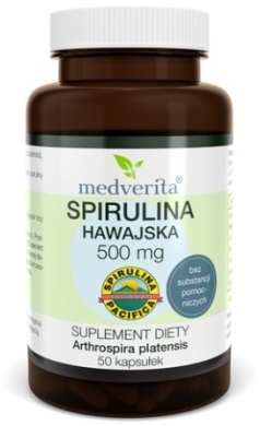 Medverita Spirulina hawajska 50 kapsułek