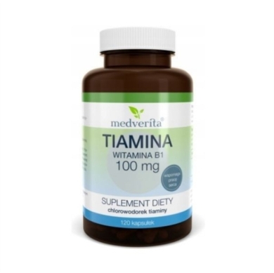 Medverita Tiamina (witamina B1) 120 kapsułek
