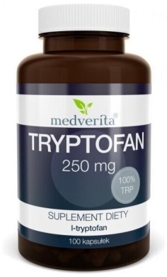 Medverita Tryptofan 250 mg 100 kapsułek