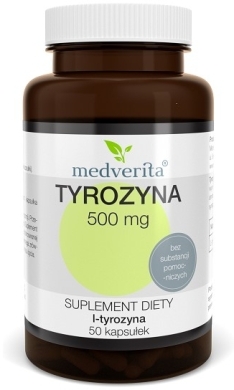 Medverita Tyrozyna 500 mg 50 kapsułek