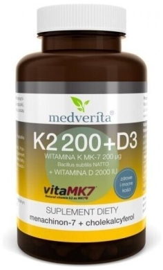 Medverita Witamina K2 200 + D3 60 kapsułek