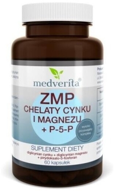 Medverita ZMP chelaty cynku i magnezu + P-5-P 60 kapsułek