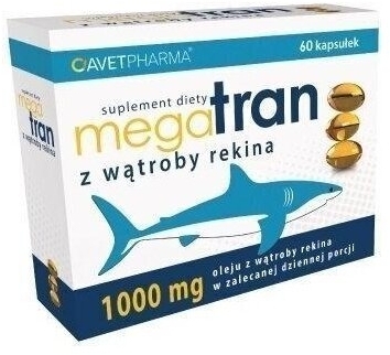 Mega Tran z wątroby rekina AVET PHARMA 60 kapsułek