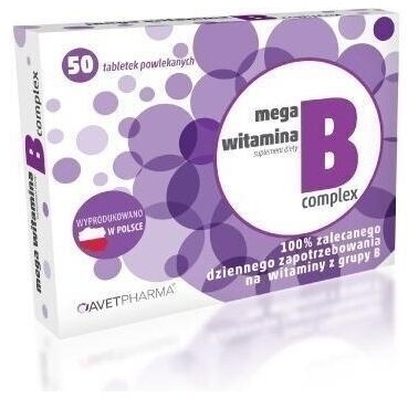 Mega Witamina B Complex AVET PHARMA 50 tabletek