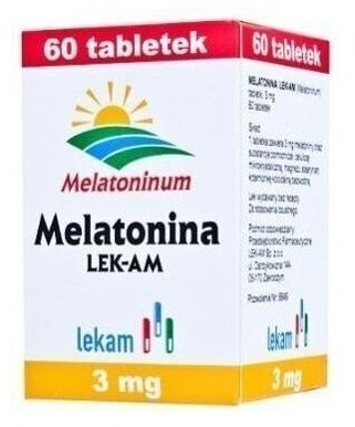 Melatonina 3 mg 60 tabletek