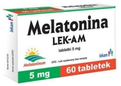Melatonina LEK-AM 5mg 60 tabletek